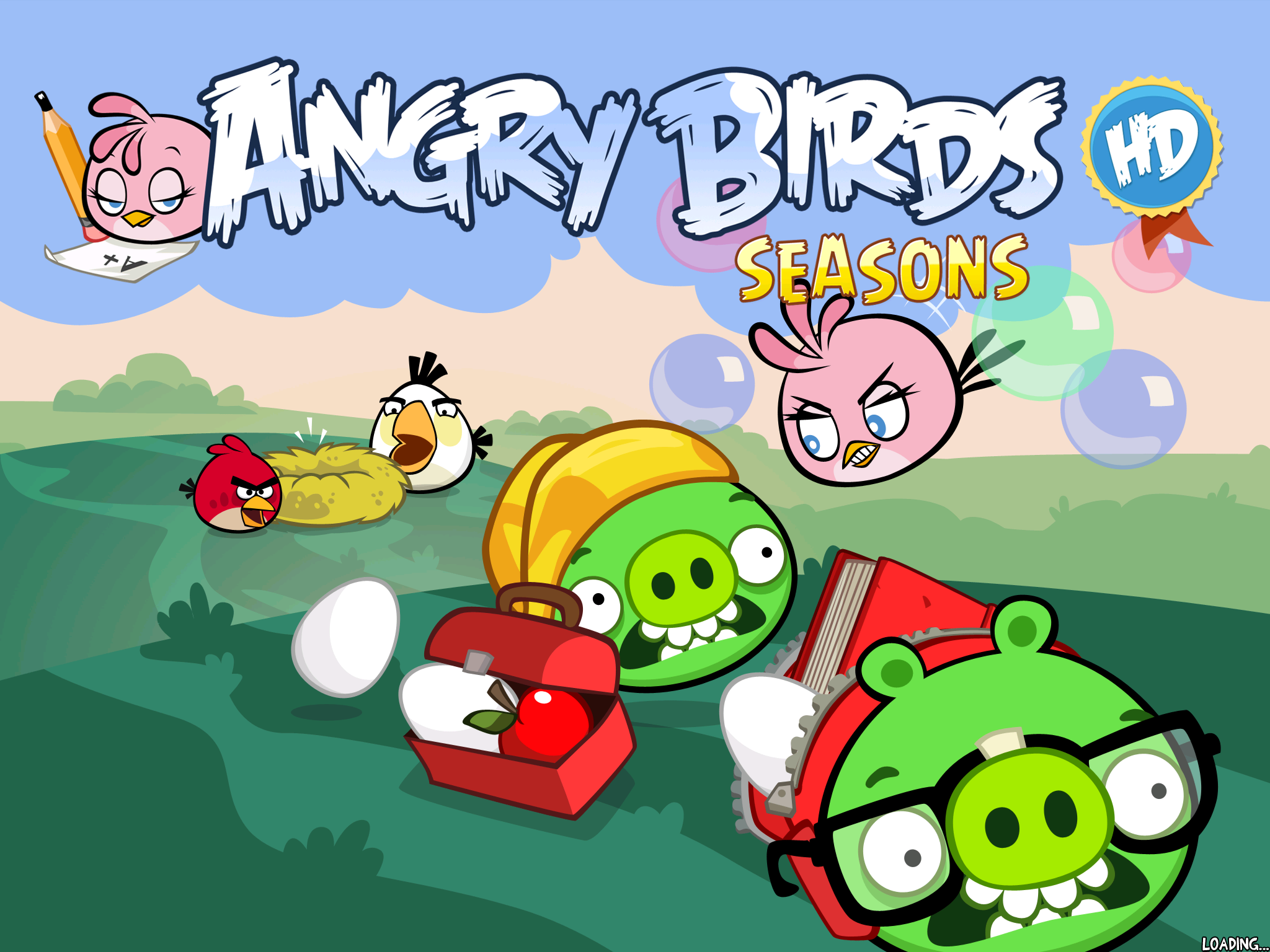 Pop Goes The Piggy, Thanks To The New Bubbly Bird In Angry Birds Seasons' Back-To-School Update