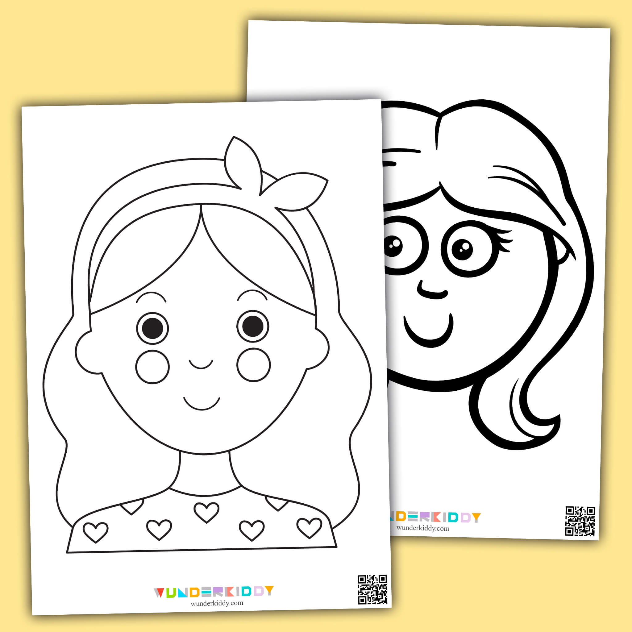 Face Coloring Page