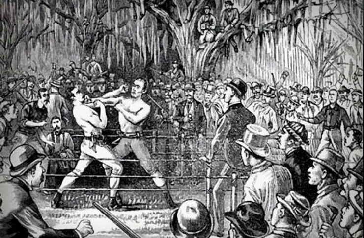 Prize-fighter Yankee Sullivan bested Bob Caunt near Harpers Ferry, West Virginia.