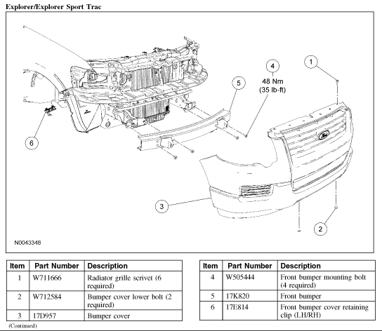 Ford Explorer Sport Trac Parts