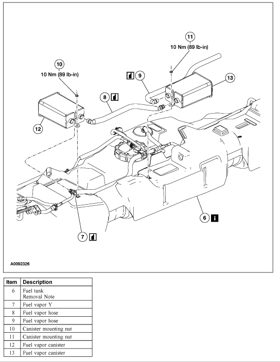 2006 Ford Explorer Fuel System Diagram