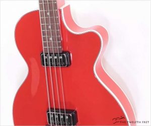 ⚌Reduced‼  Hofner Gold Label Club Bass NOS Red, 2015 ✓