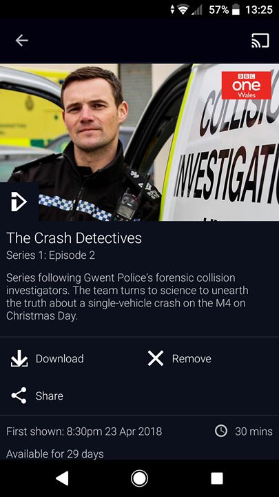 Top Marks to Gwent Police! BBC 1 – The Crash Detectives. Last night it ...