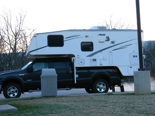 Buy used 2005 Ford F-350 Lariat crew cab diesel w/ Arctic Fox 1150 ...