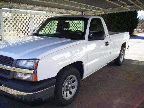 2005 long bed chevrolet silverado 1500 base pickup standard cab; 2-door 4.3l