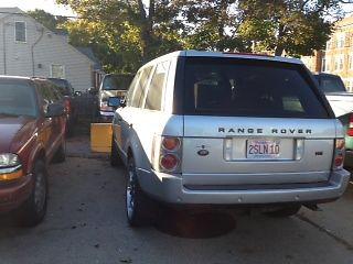  24" uniqe rims wheels and tiresoff a 2004 range rover 