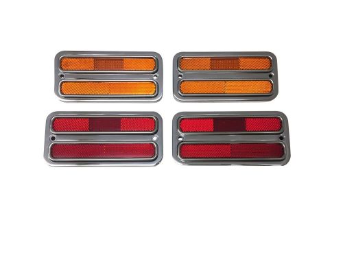 1967-1972 chevy truck gmc billet marker bezels and led light kit