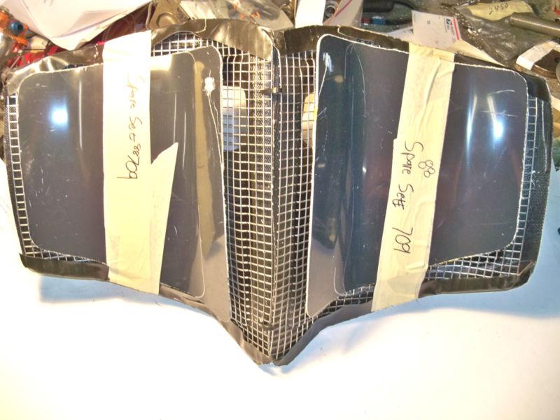 Hendrick 88 car carbon fiber dual nose ducts & matching flanges nice nascar arca