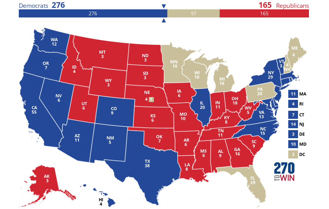 2024 Presidential Election Interactive Map