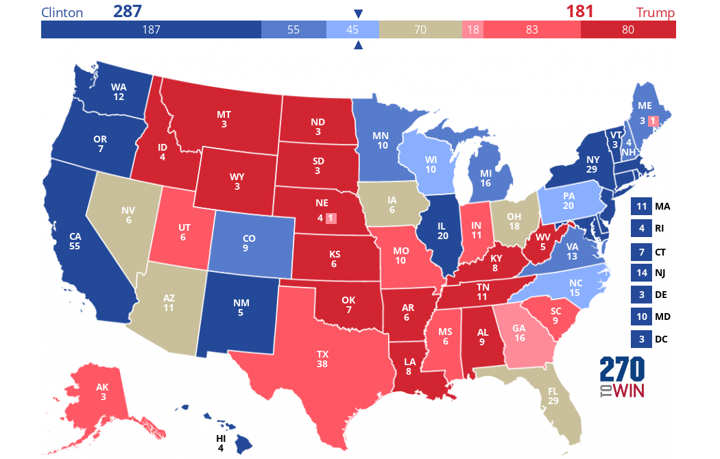 2024 Presidential Election Interactive Map