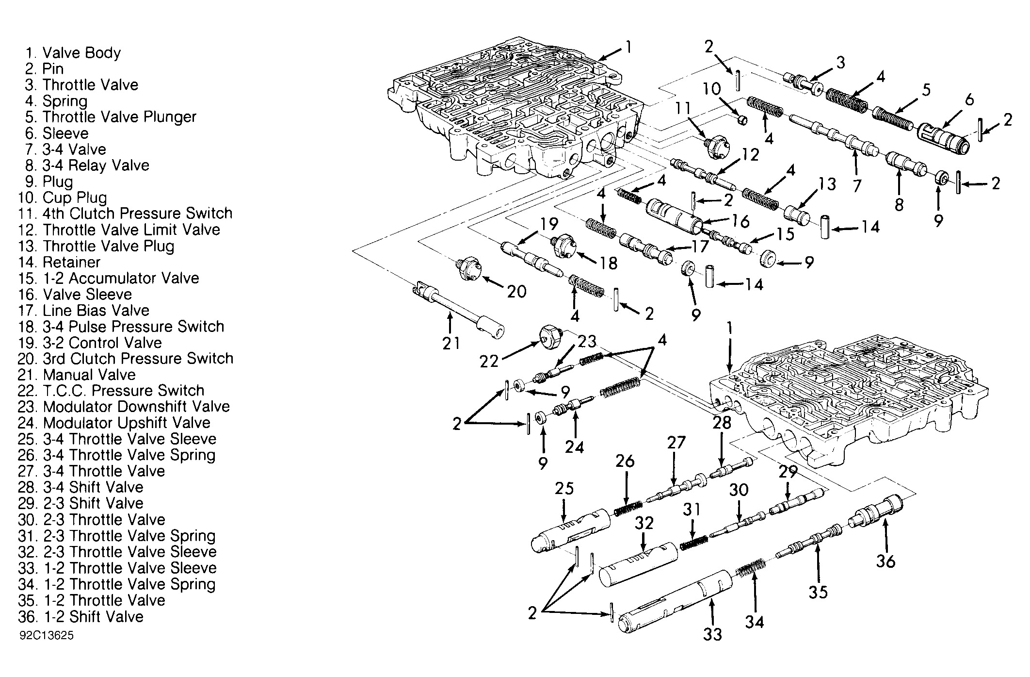 [DIAGRAM] 4l80e Valve Body Exploded Diagram - MYDIAGRAM.ONLINE