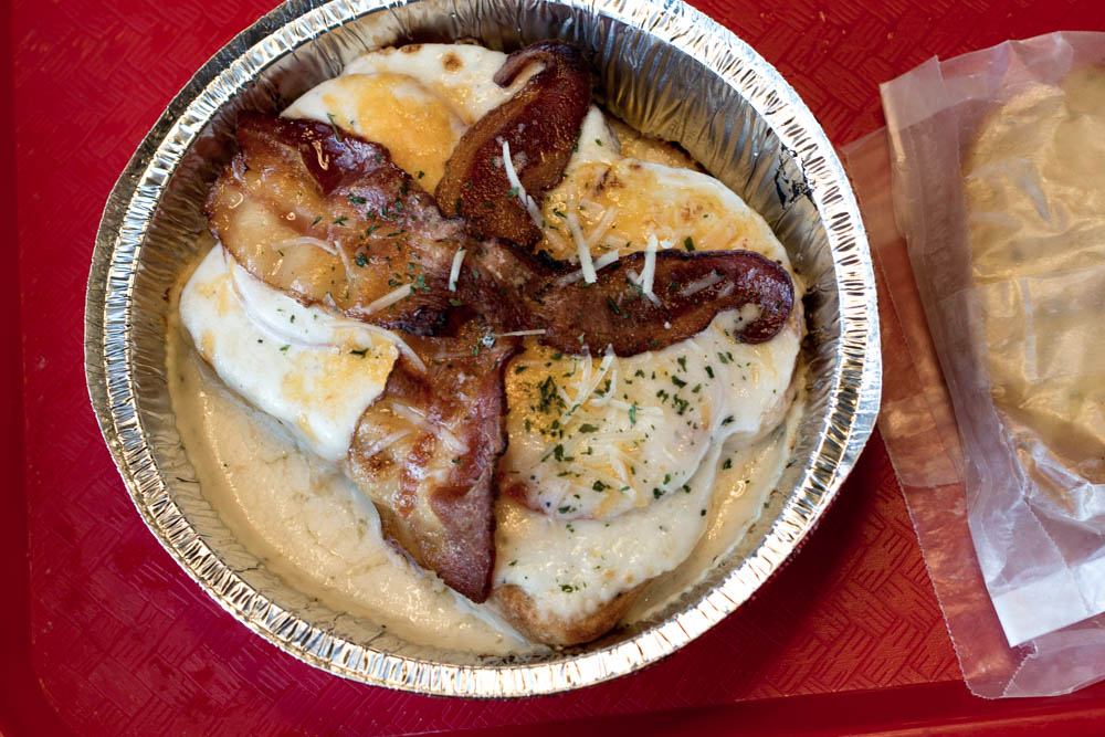 Grilled Kentucky Hot Brown in Frankfort Kentucky