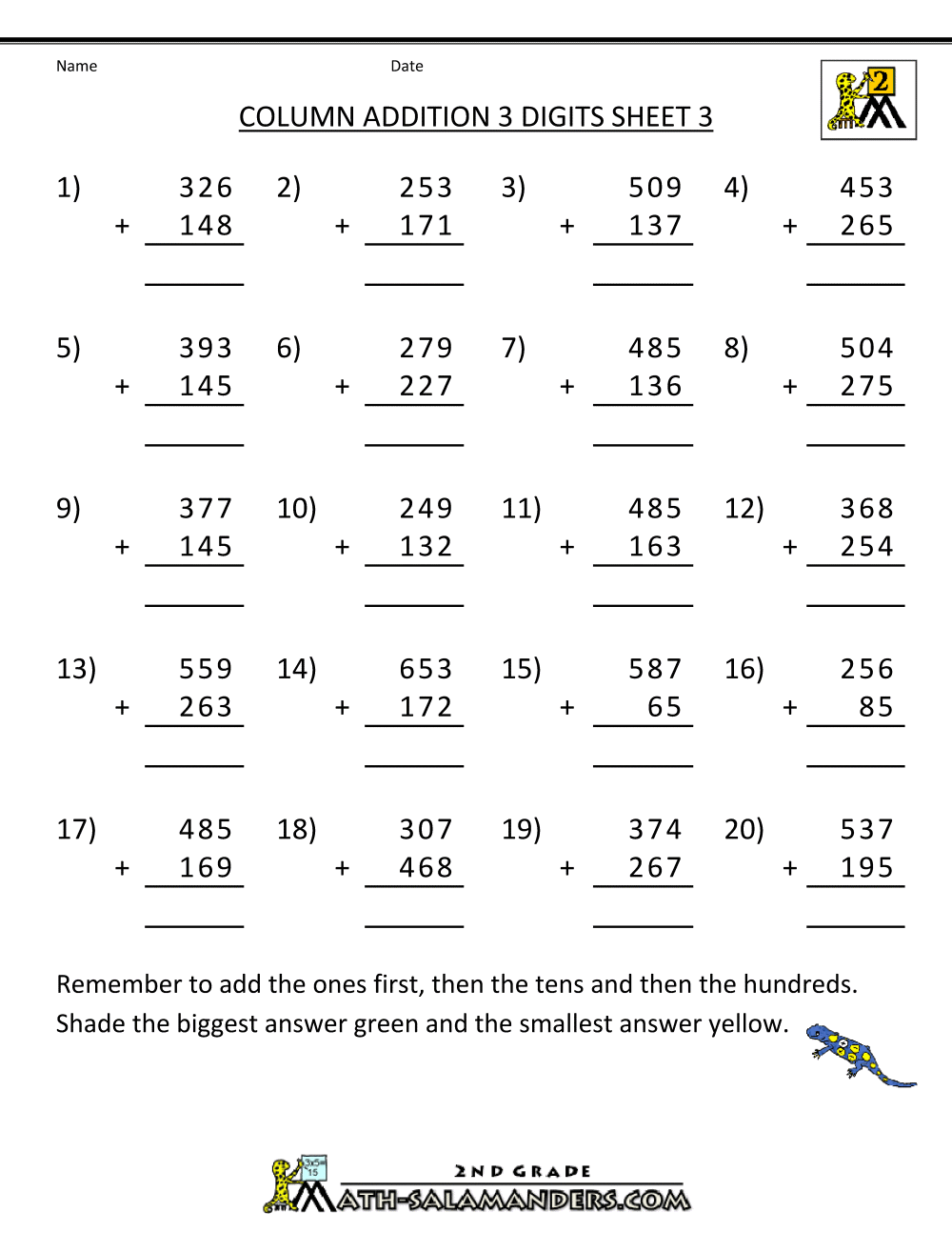 missing number worksheet: NEW 822 MISSING NUMBER ADDITION YEAR 3