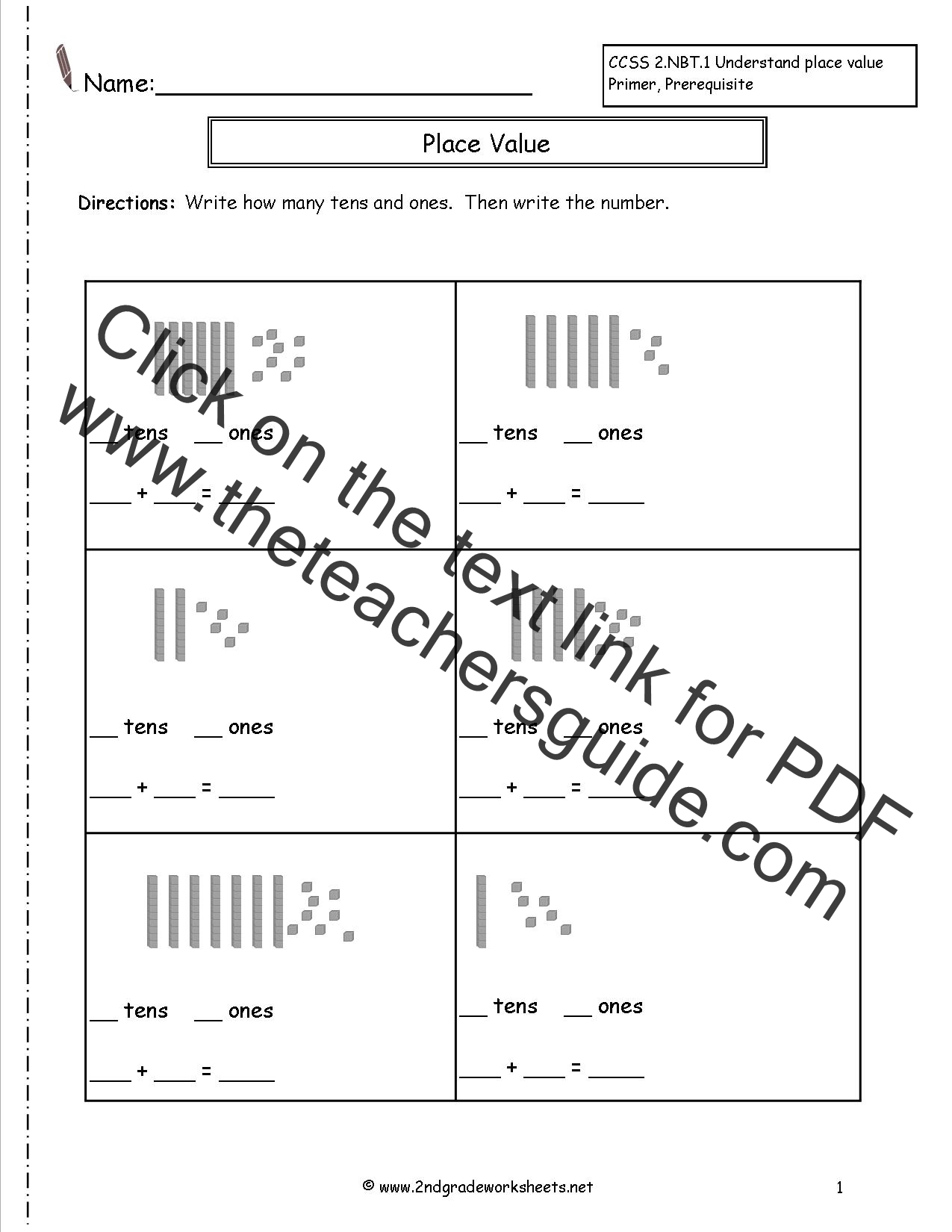 Place Value Worksheet For Grade 2 - Gambaran