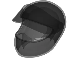 Motorcycle Helmet 3D Model