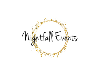 Nightfall Events  logo design by my!dea