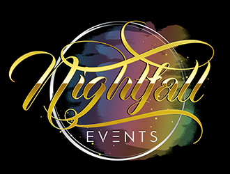 Nightfall Events  logo design by 3Dlogos