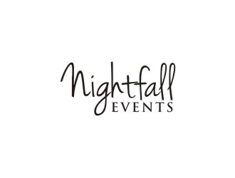 Nightfall Events  logo design by bombers