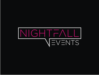 Nightfall Events  logo design by Diancox