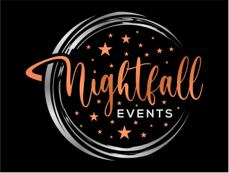 Nightfall Events  logo design by cintoko