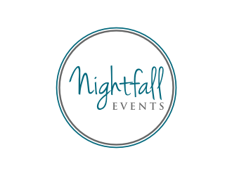 Nightfall Events  logo design by Zhafir