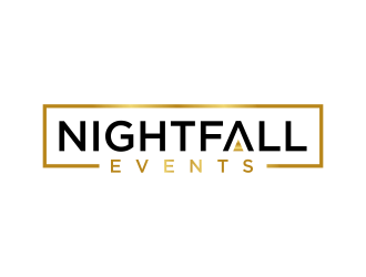 Nightfall Events  logo design by GassPoll