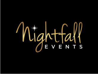 Nightfall Events  logo design by puthreeone