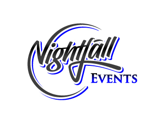 Nightfall Events  logo design by aRBy