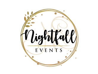 Nightfall Events  logo design by aRBy