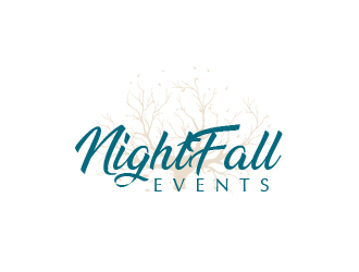 Nightfall Events  logo design by fawadyk