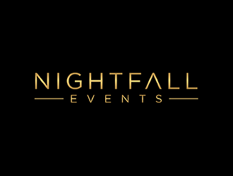 Nightfall Events  logo design by ndaru