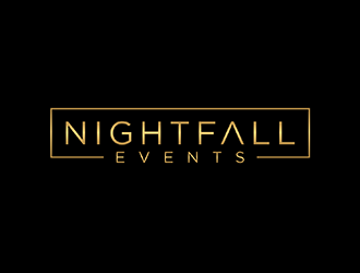 Nightfall Events  logo design by ndaru