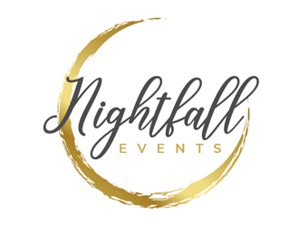 Nightfall Events  logo design by Roma