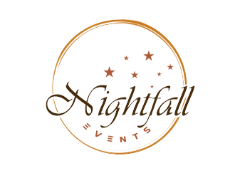 Nightfall Events  logo design by TMOX