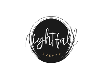 Nightfall Events  logo design by ngattboy