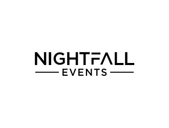 Nightfall Events  logo design by MUNAROH