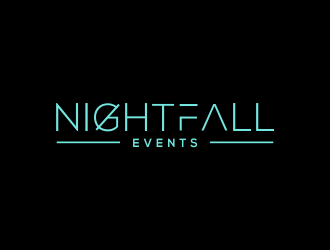 Nightfall Events  logo design by MUNAROH