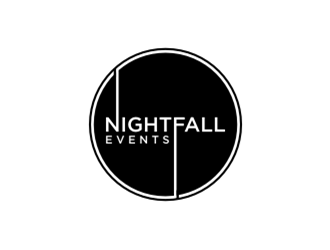 Nightfall Events  logo design by sheilavalencia