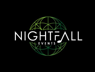 Nightfall Events  logo design by REDCROW