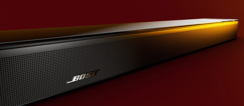 Die schicke BOSE Smart Ultra Dolby Atmos Soundbar