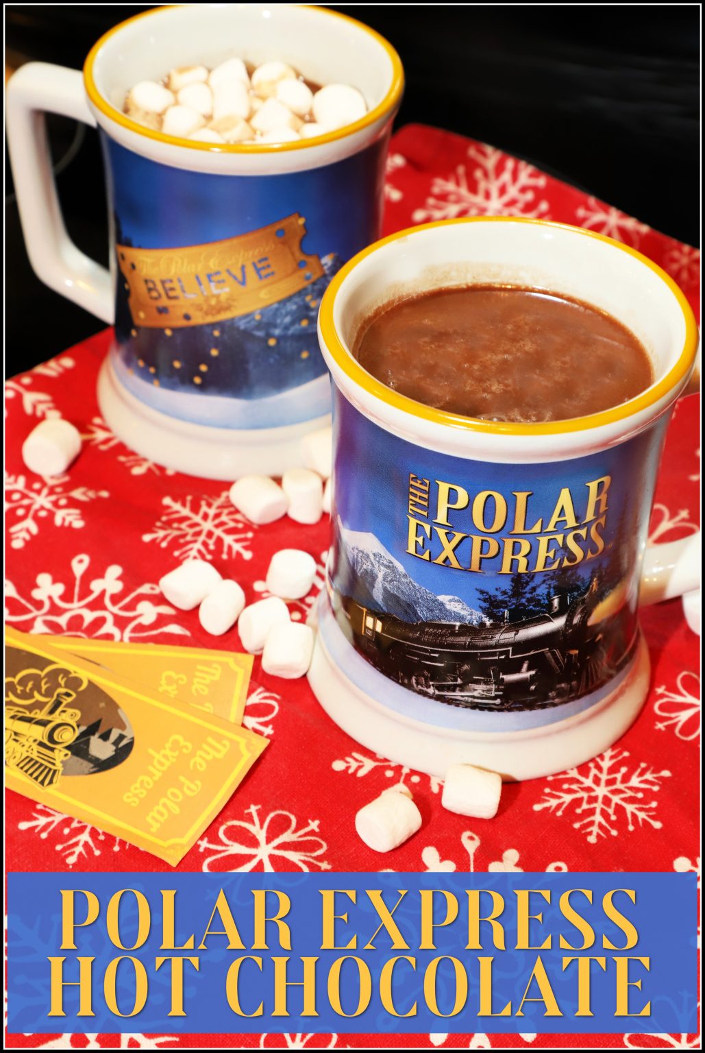 Polar Express Hot Chocolate - For the Love of Food