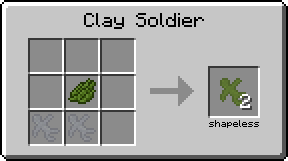 Clay Soldiers Mod Crafting Recipes 3