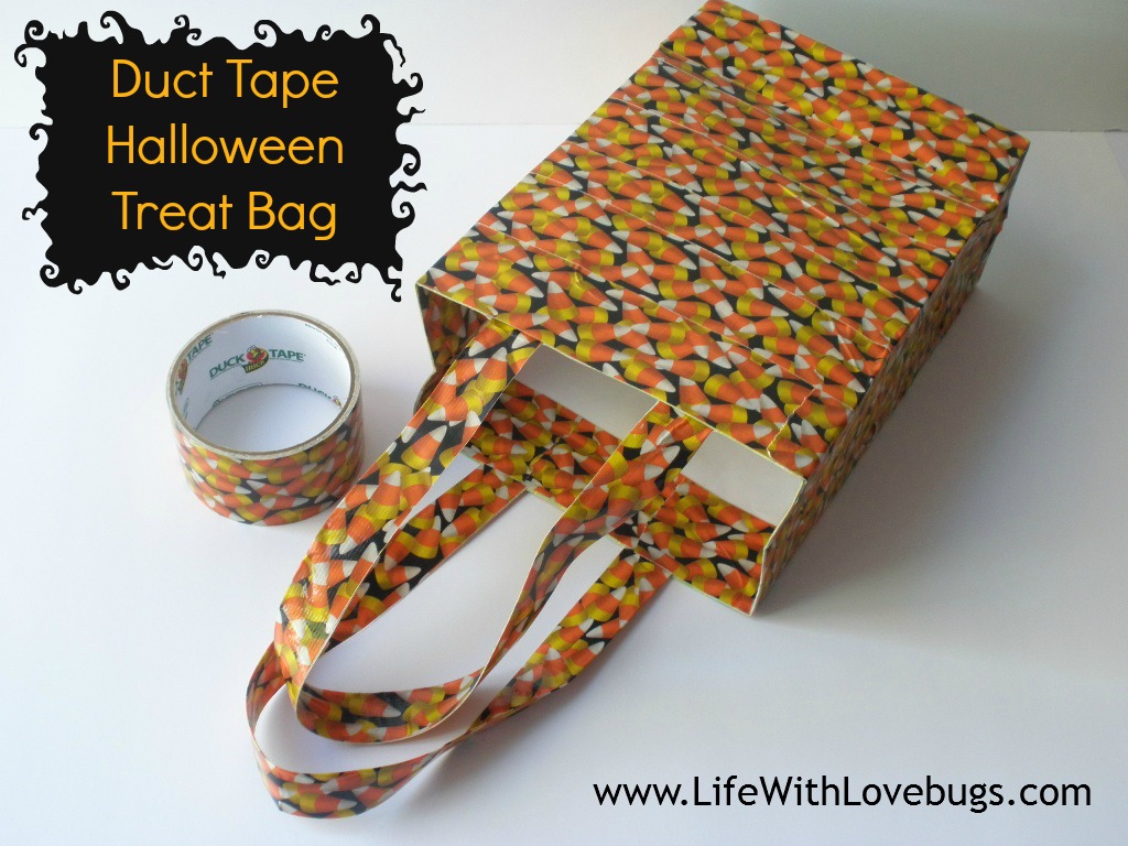 Duct Tape Halloween Treat Bag