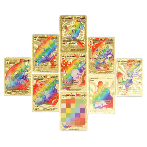 Pokemon Cards Golden Rainbow Trading Cards