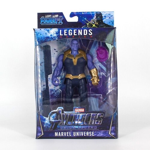 (Thanos) New Avengers Infinity War LED 16cm Action Figures Doll Captain Kids Gift Toys