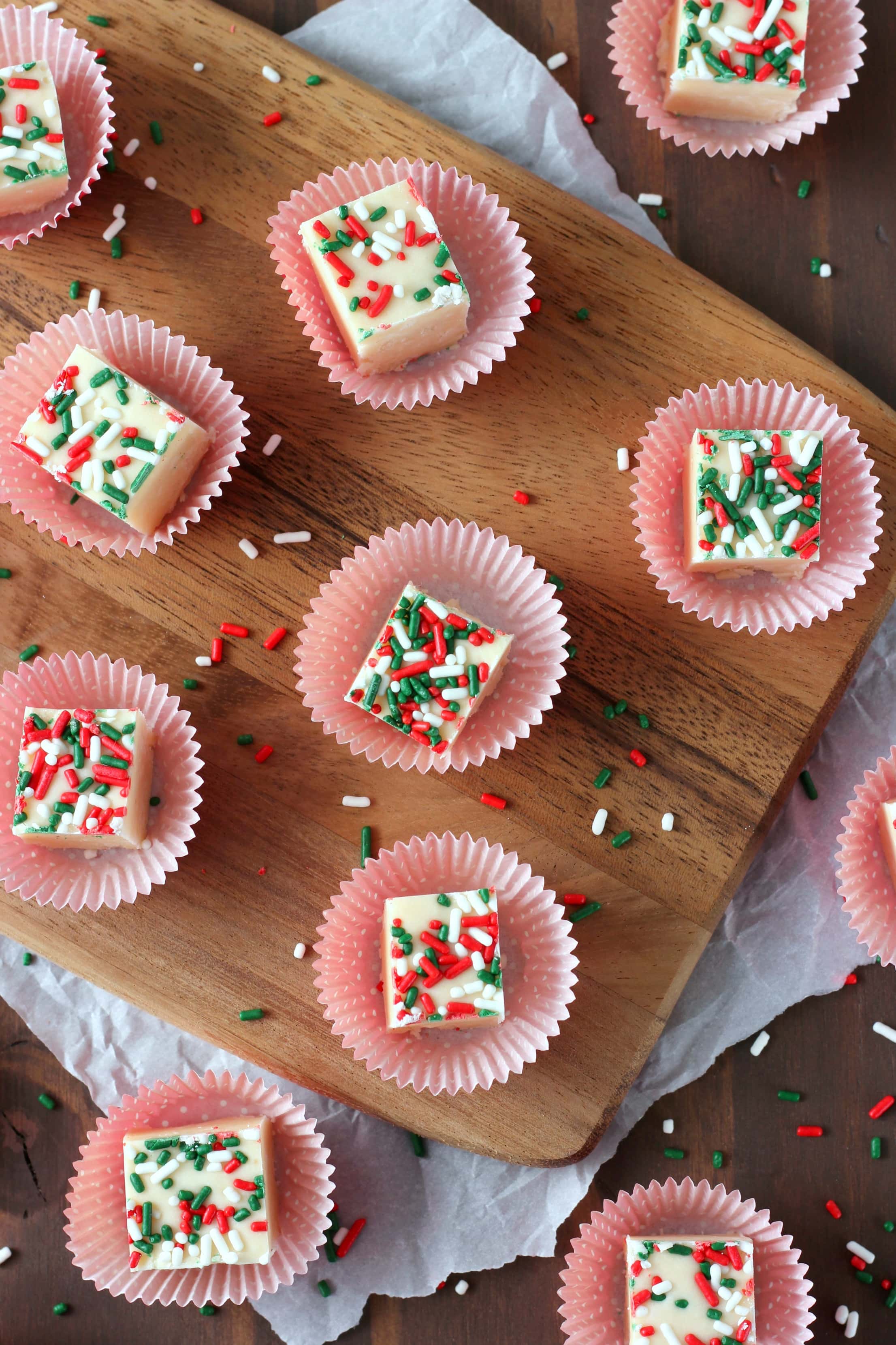 Creamy Quick and Easy Vanilla Fudge Recipe from A Kitchen Addiction