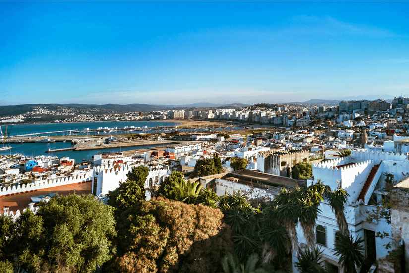 Blick auf die Medina von Tanger