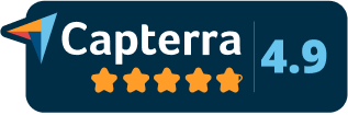 capterra 4.9 badge