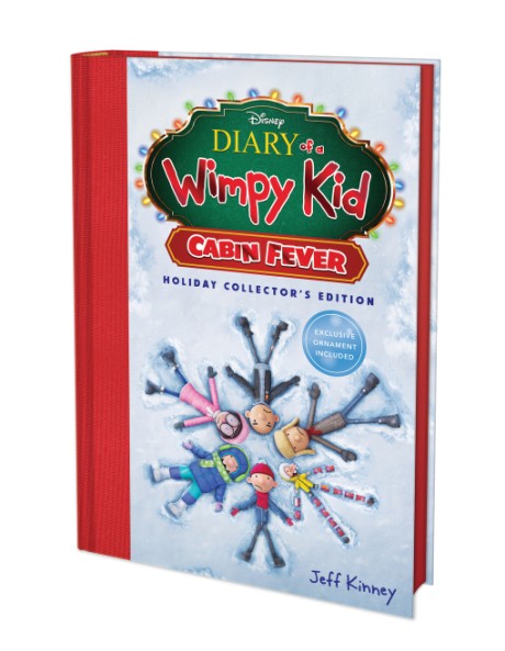 Cover image for Cabin Fever (Special Disney+ Cover Holiday Collector’s Edition) (Diary of a Wimpy Kid #6)