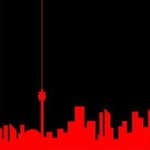 Toronto Skyline Print on canvas By Asbjorn Lonvig